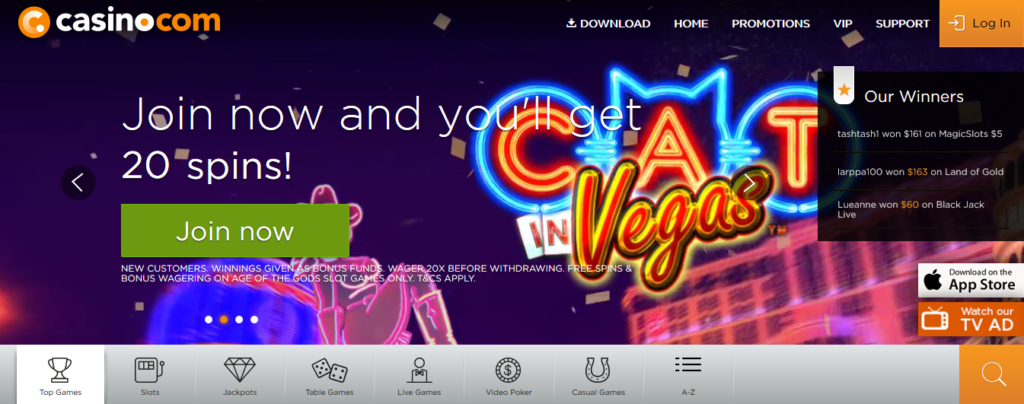 Casino.com Review