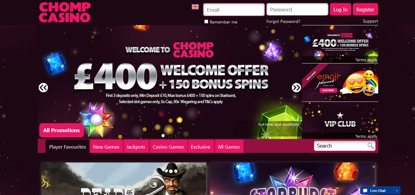 chomp casino