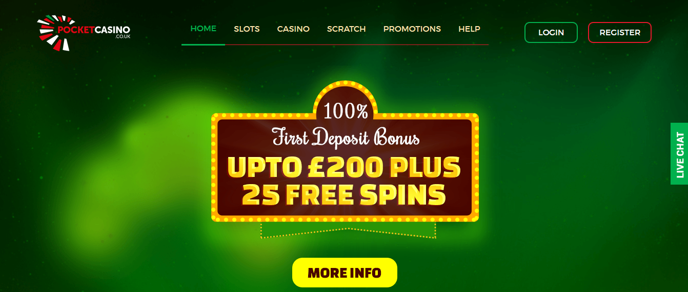 pocket casino com