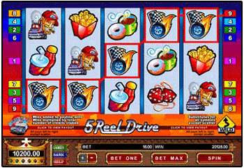 5 REEL DRIVE at vegas paradise casino