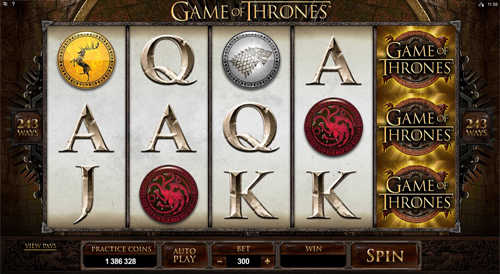 Game of Thrones 243 ways at royal house casino