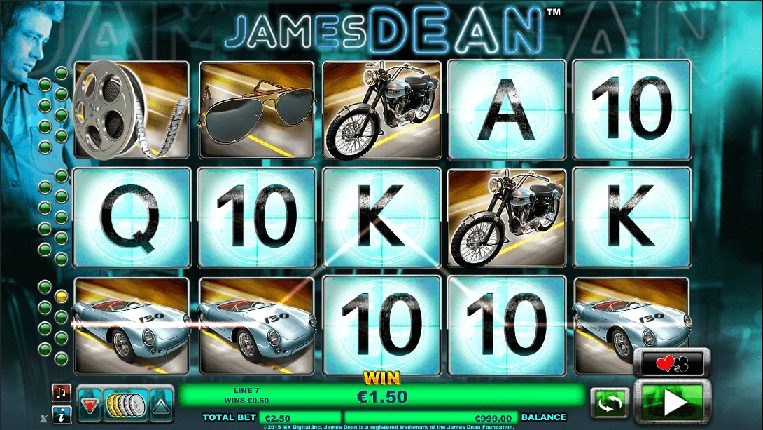 James Dean at boyle sports casino