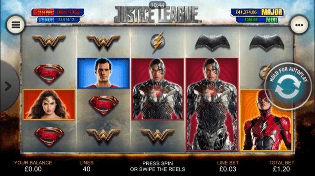 Justice League slots