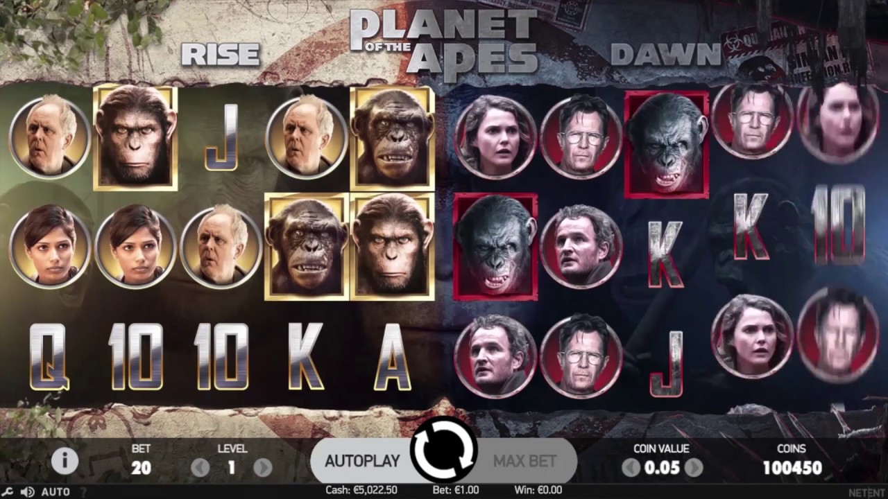 PLANET OF THE APES at all british casino