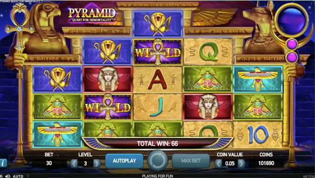 PYRAMID: QUEST FOR IMMORTALITY at yeti casino