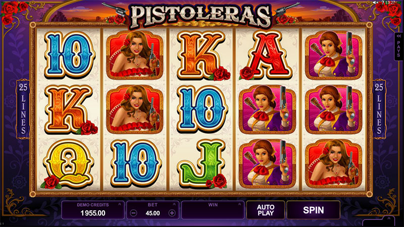 Pistoleras at jackpot mobile casino