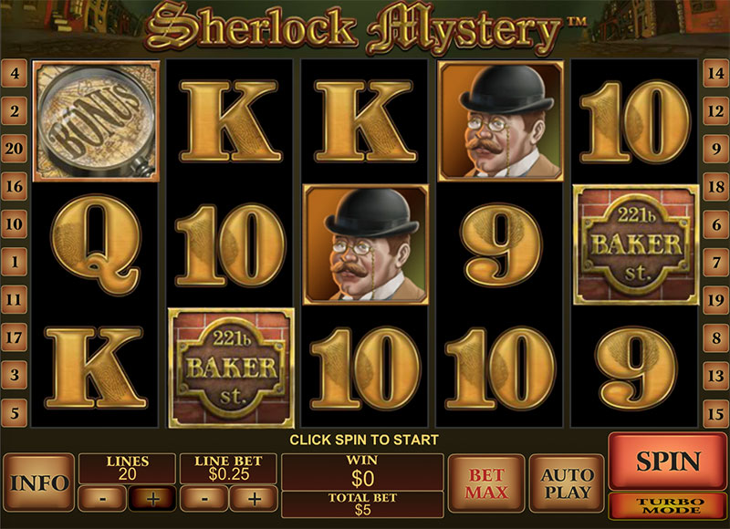 Sherlock Mystery at netbet casino