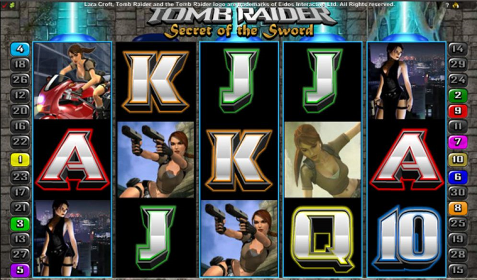 Tomb Raider: Secret of the Sword at vegas paradise casino