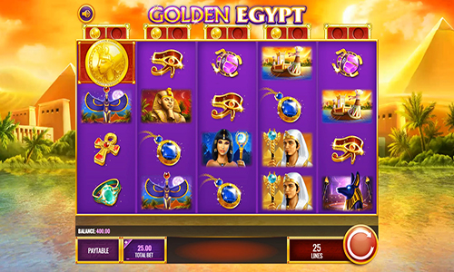 Golden Egypt at jackpot mobile casino