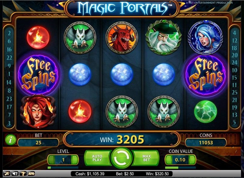 Magic Portals at fruity king