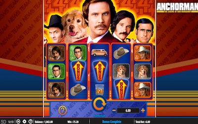 Anchorman: The Legend of Ron Burgundy at yeti casino