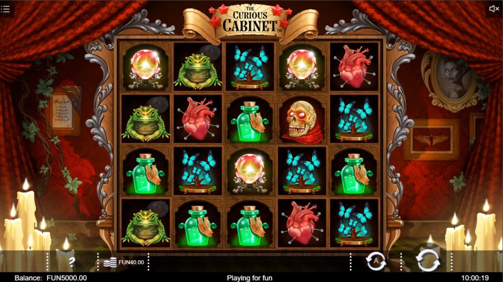 the Curious Cabinet at oreels casino