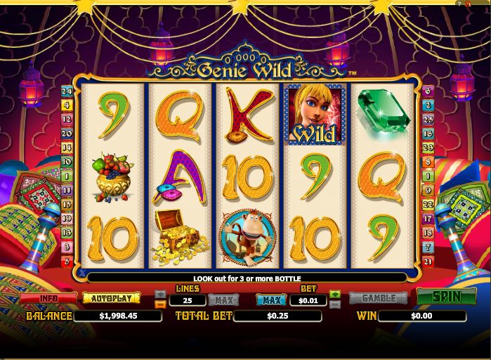 Genie Wild at conquer casino