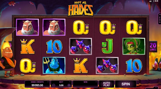 Hot as Hades at vegas paradise casino