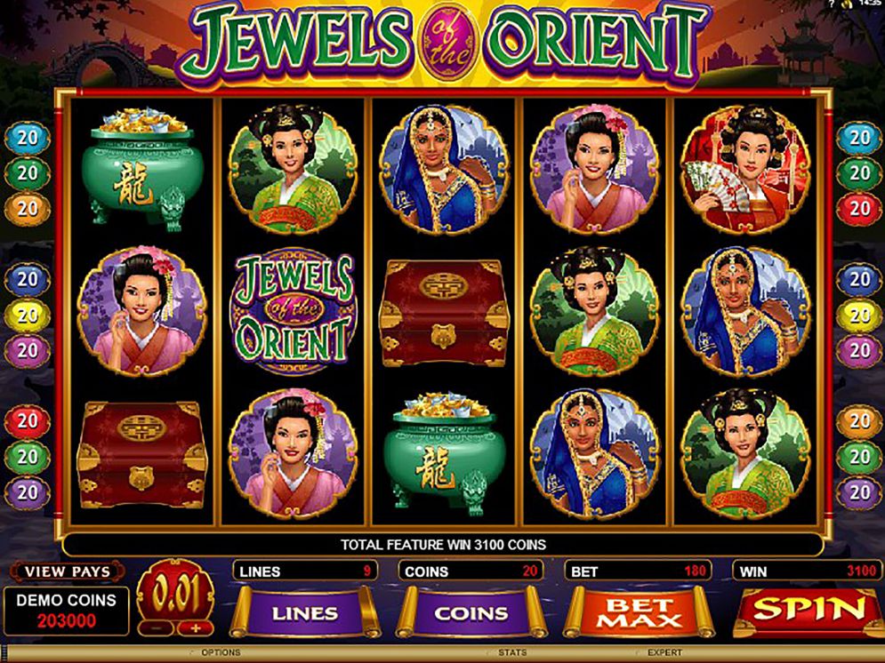 Jewels of the Orient at boyle sports casino