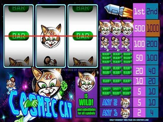 Cosmic Cat at royal house casino