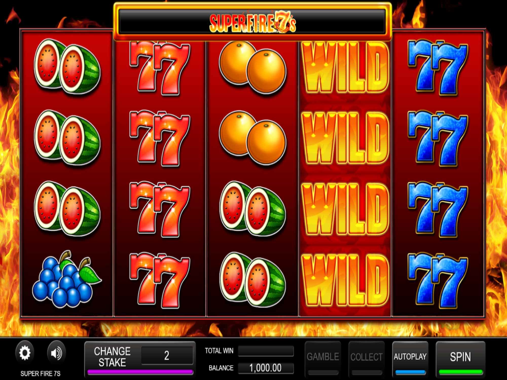 Super Fire 7’s at conquer casino