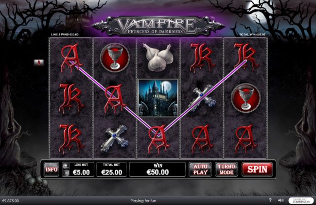 Vampire Princess of Darkness at netbet casino