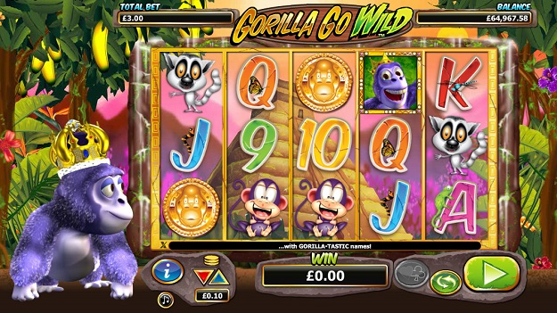 Gorilla go Wild at conquer casino