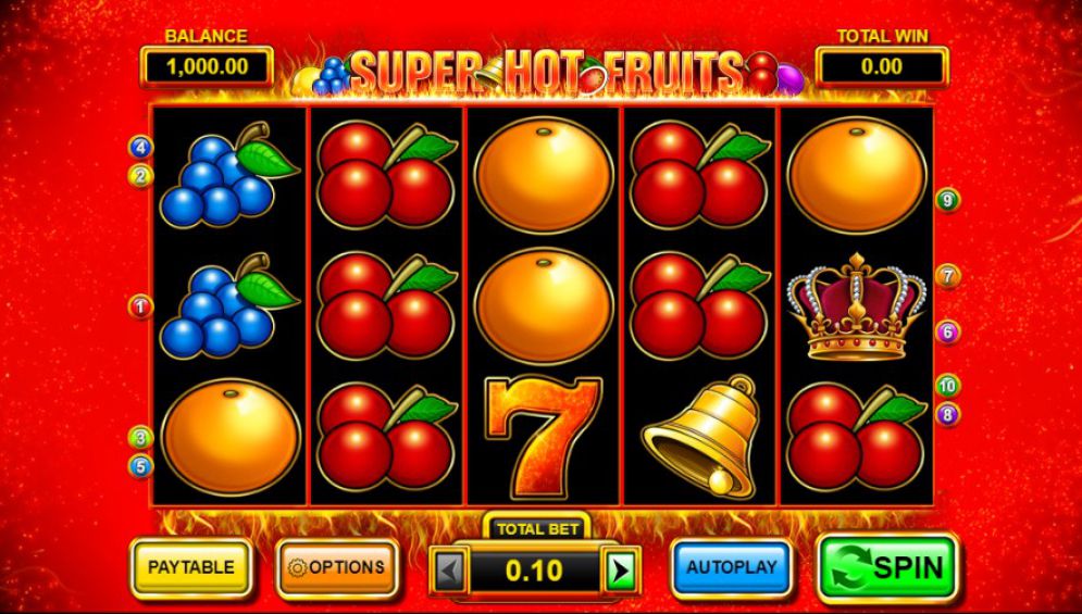 Super Hot Fruits at netbet casino