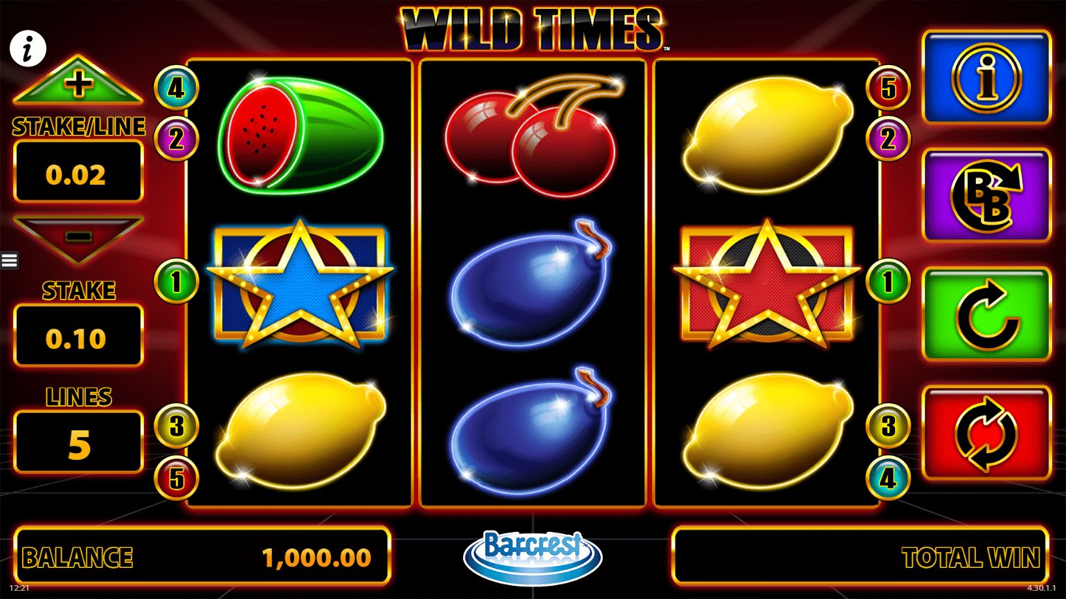 Wild Times at netbet casino